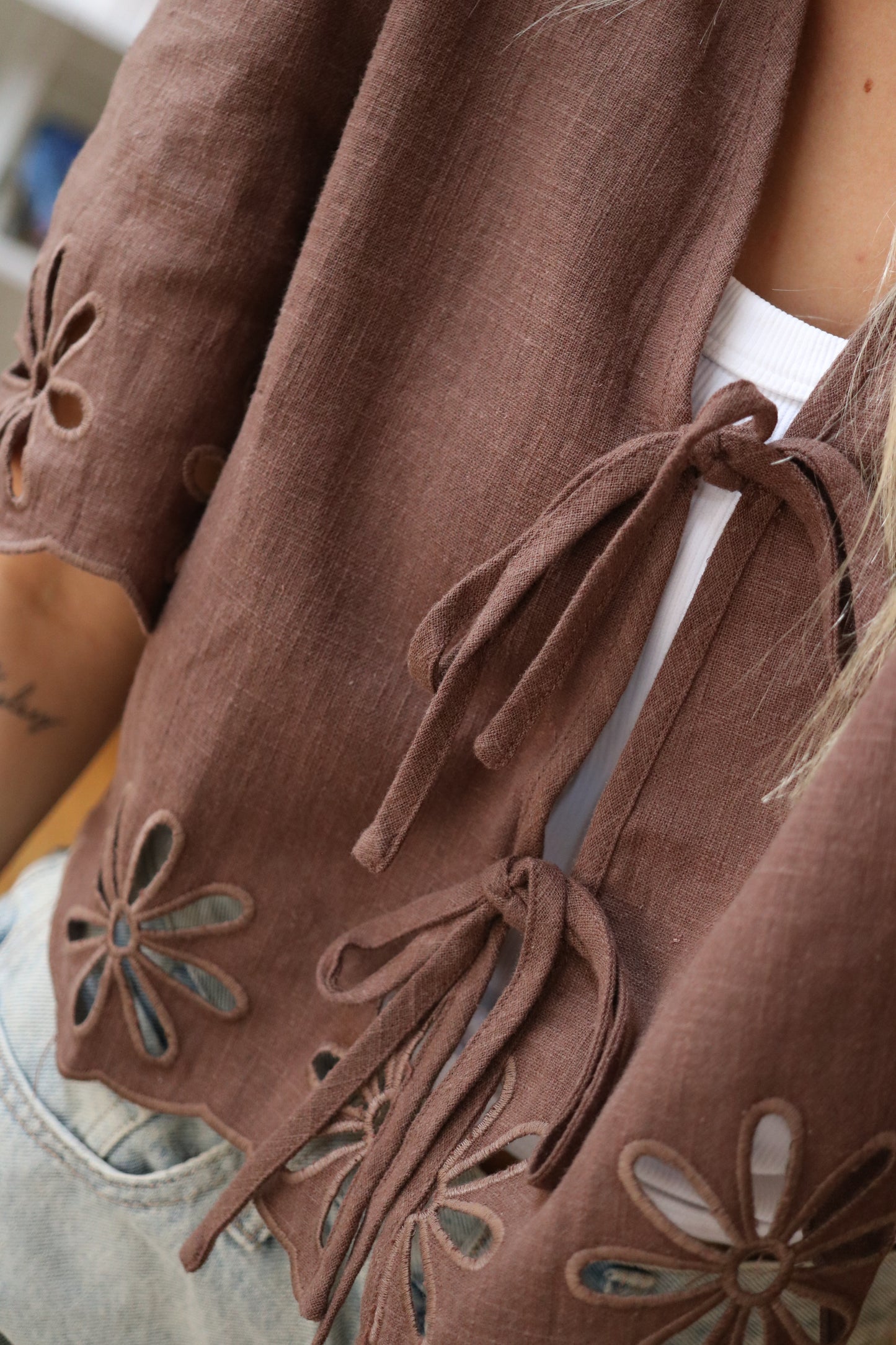 Bloom Tie Top