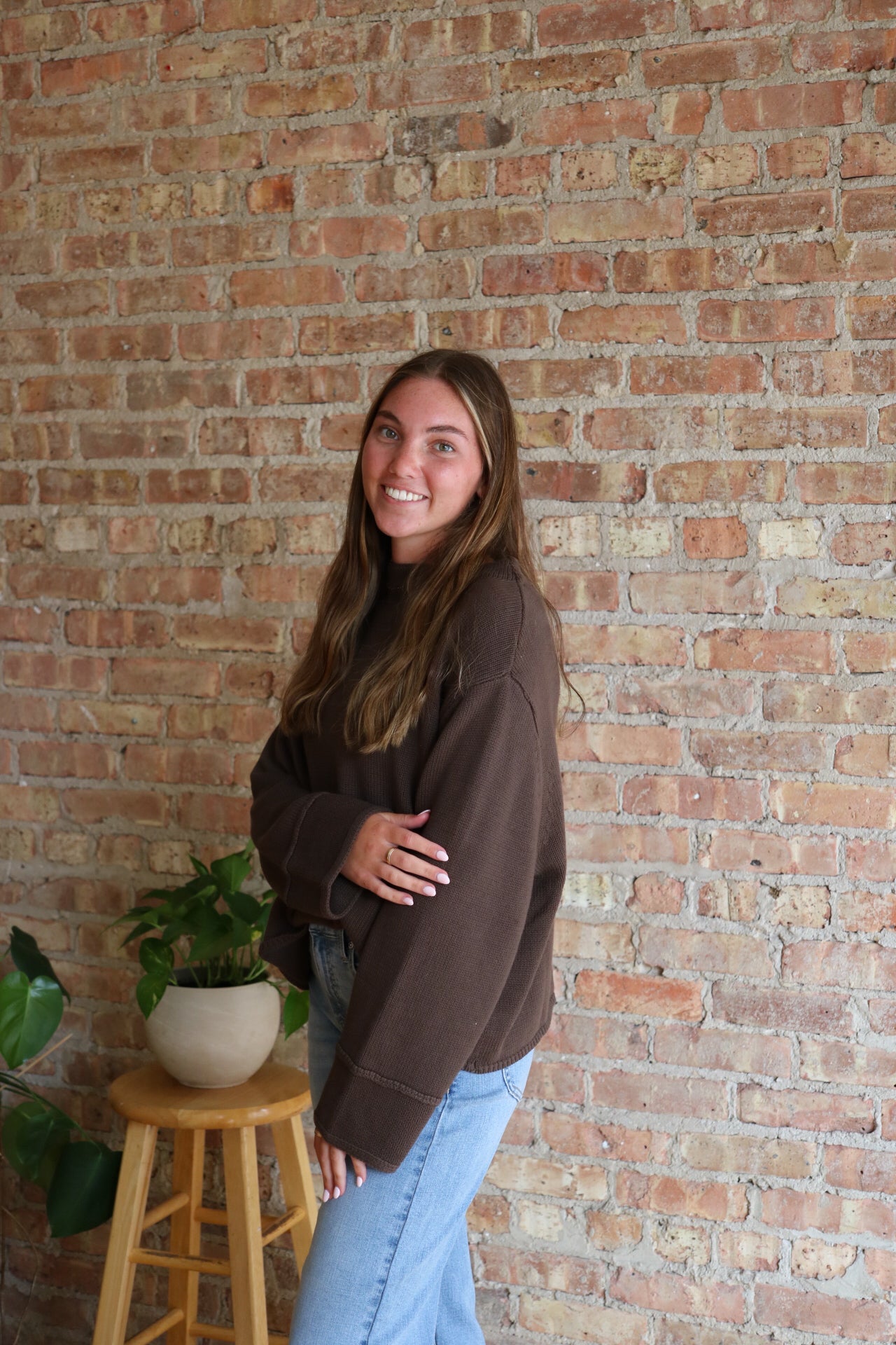 Harvest Sweater: Brown