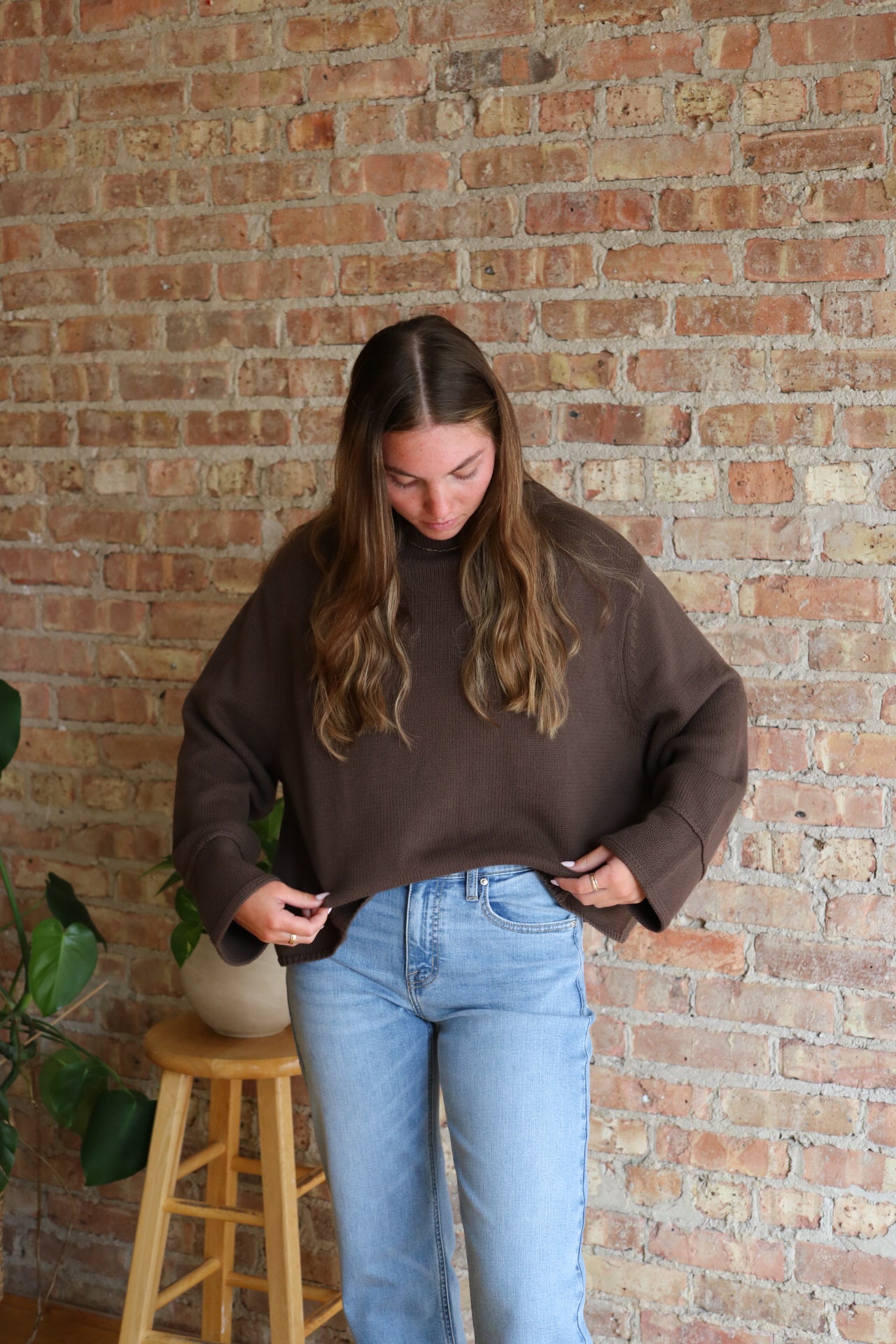 Harvest Sweater: Brown