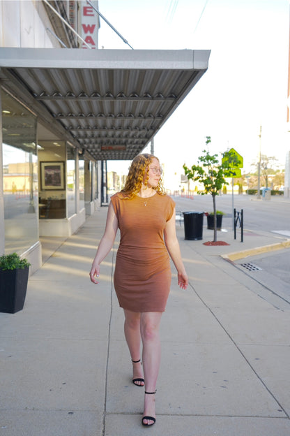 Camino Textured Mini Dress