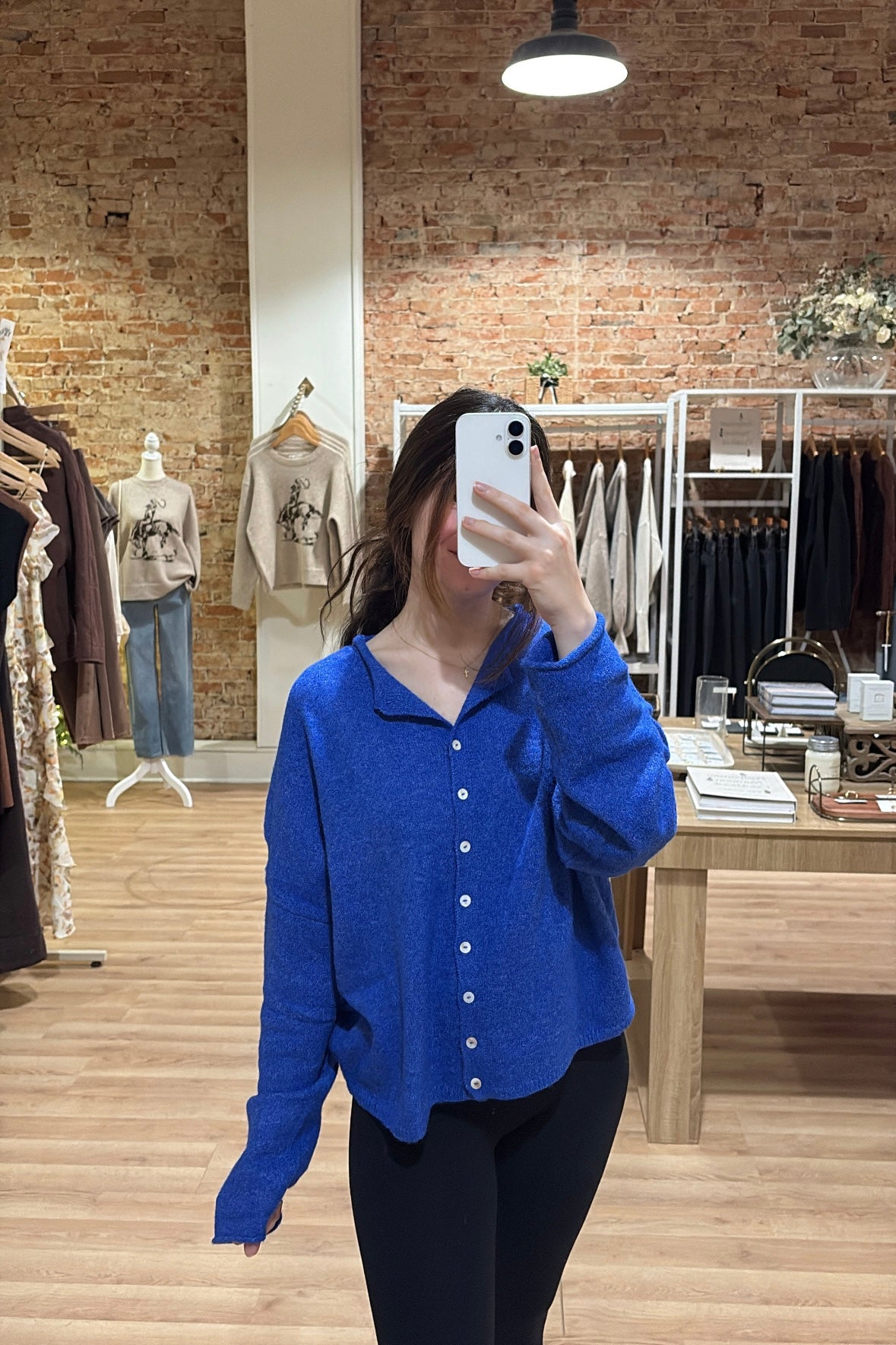 Piper Cardigan: Royal Blue