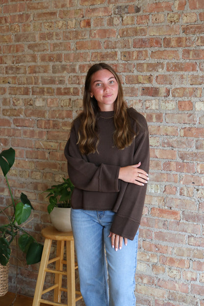 Harvest Sweater: Brown