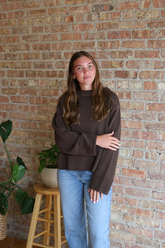 Harvest Sweater: Brown