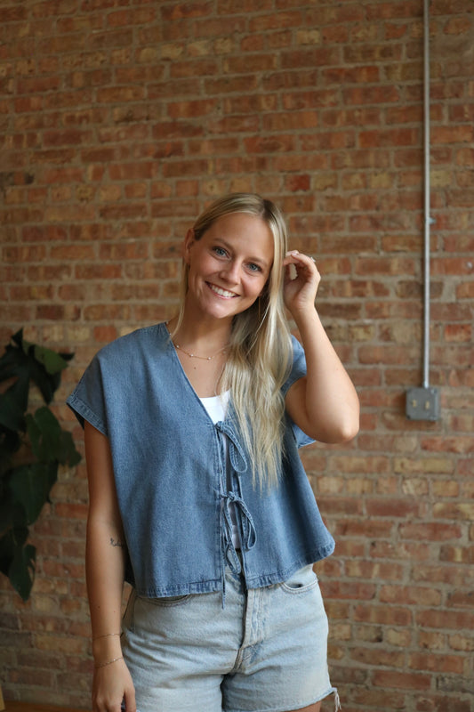 Market Denim Top