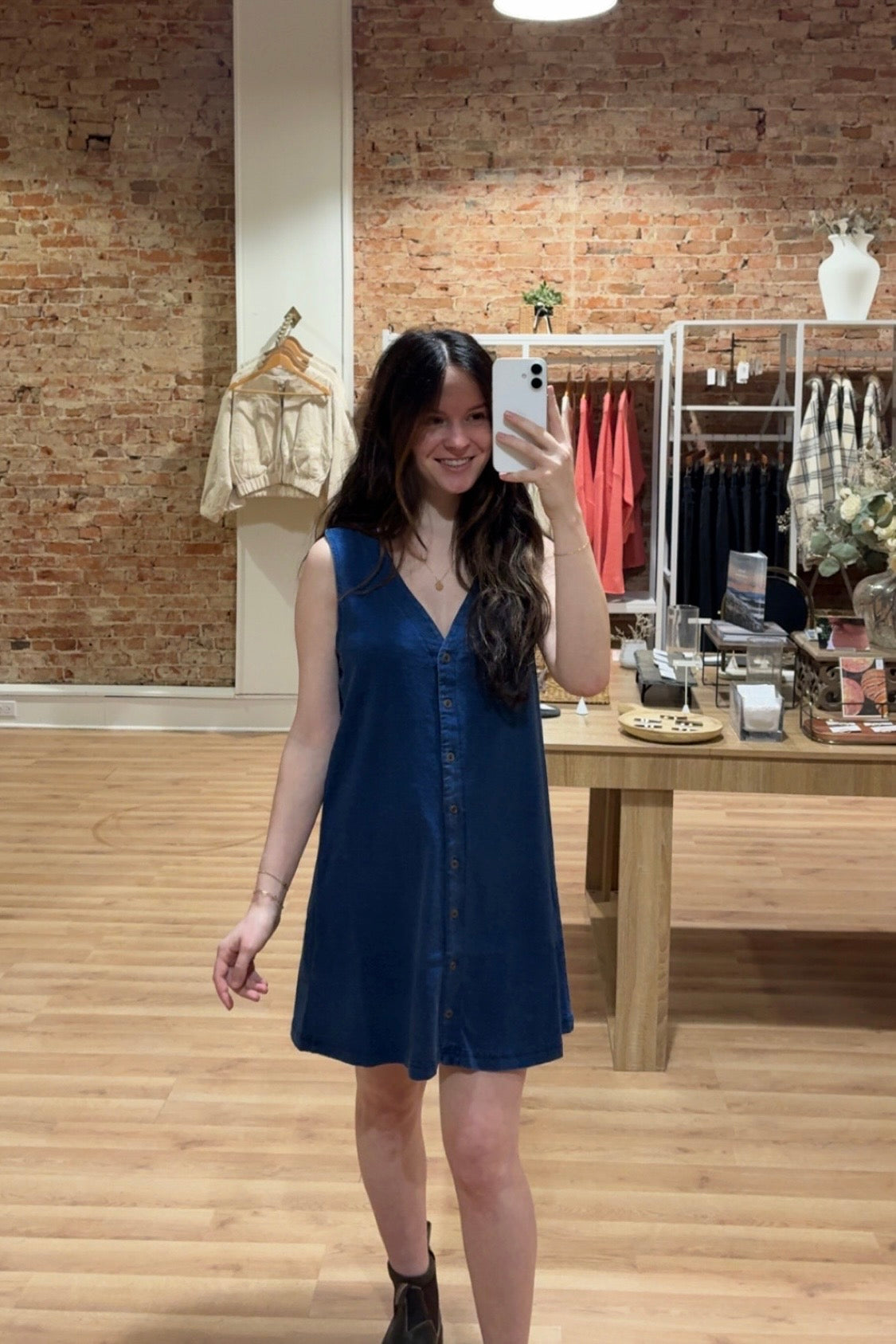 Solace Denim Mini Dress