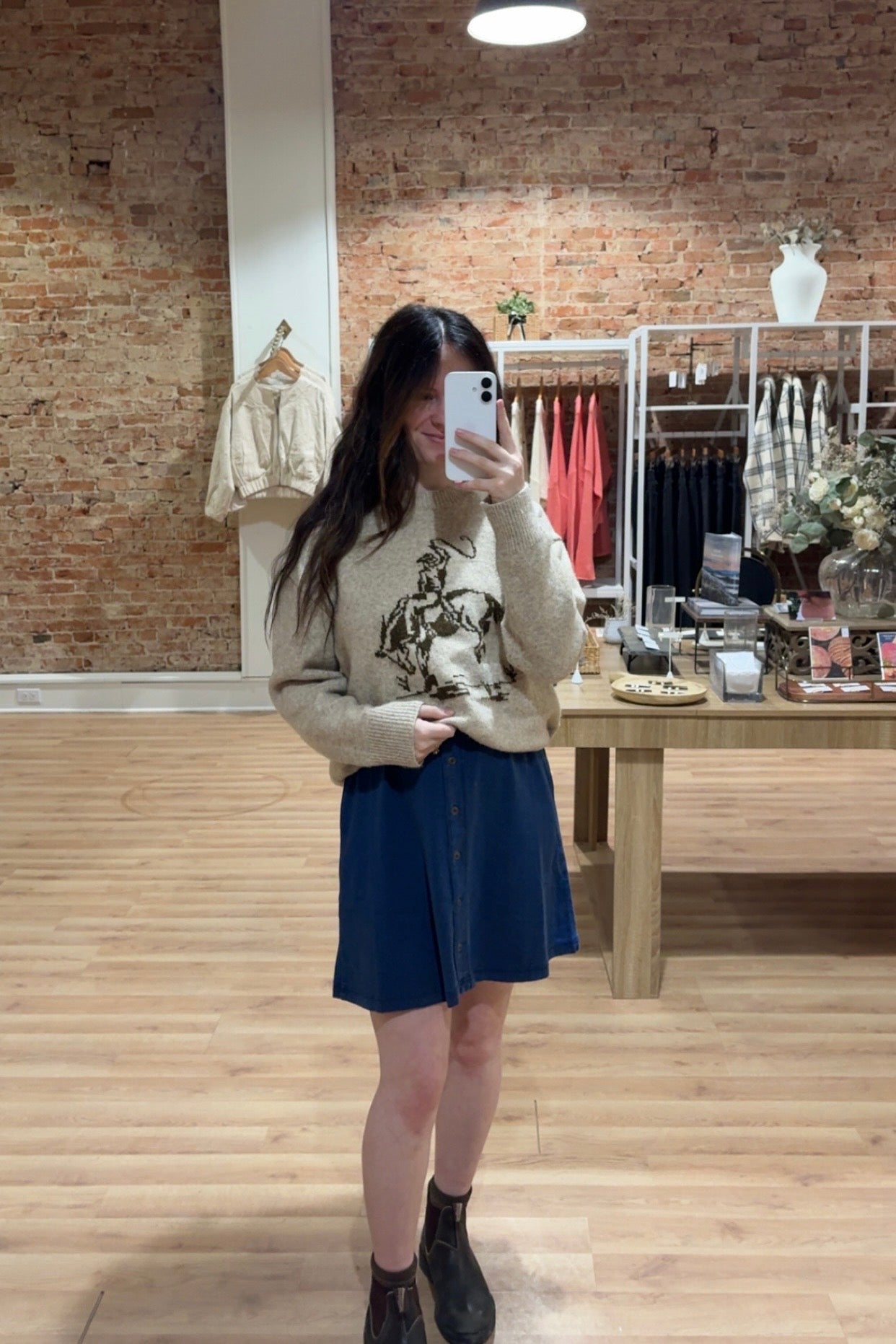 Solace Denim Mini Dress