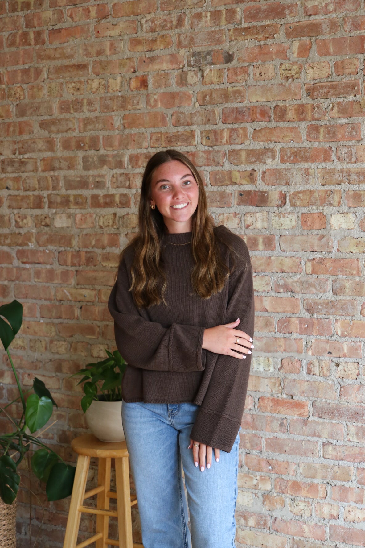 Harvest Sweater: Brown