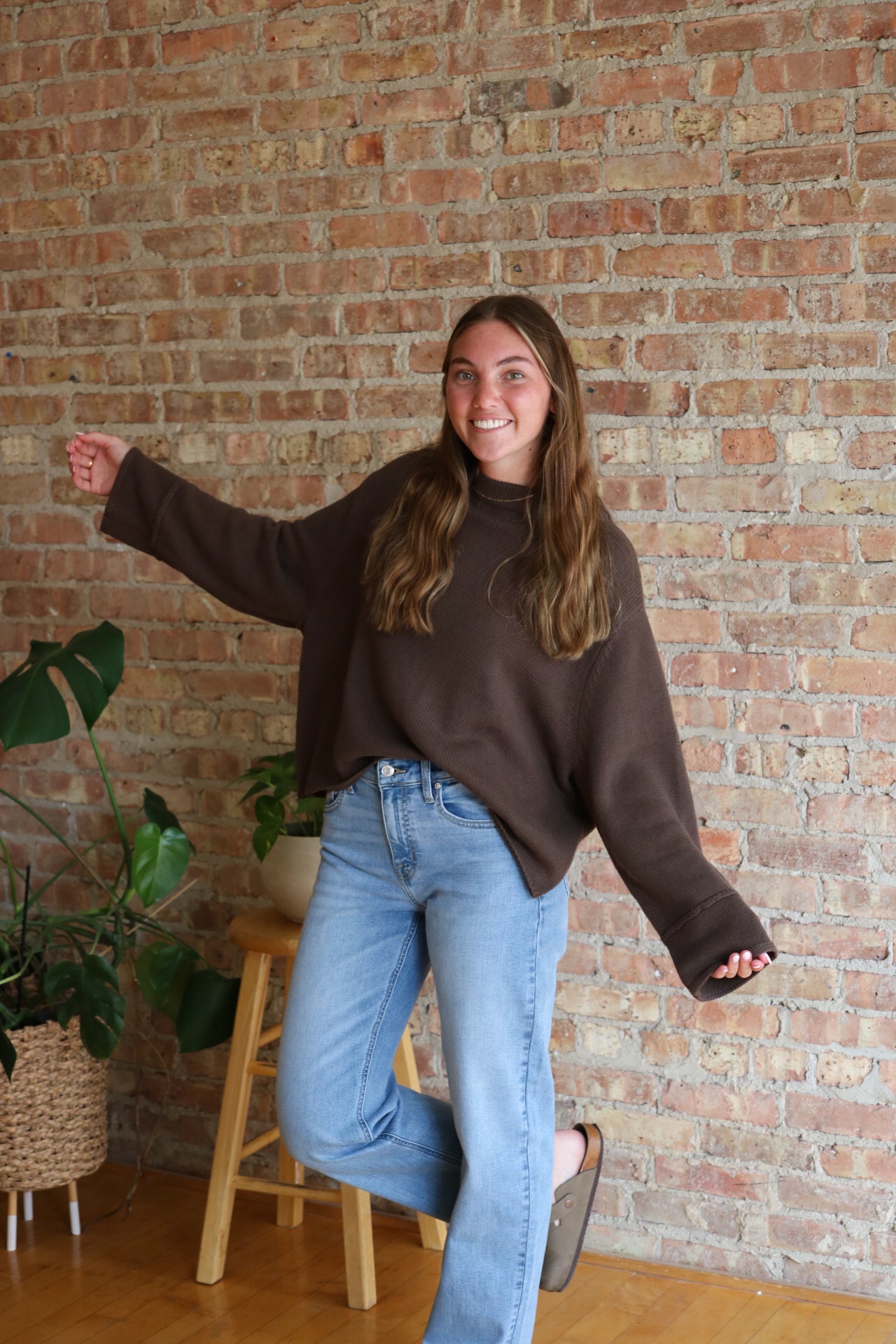 Harvest Sweater: Brown