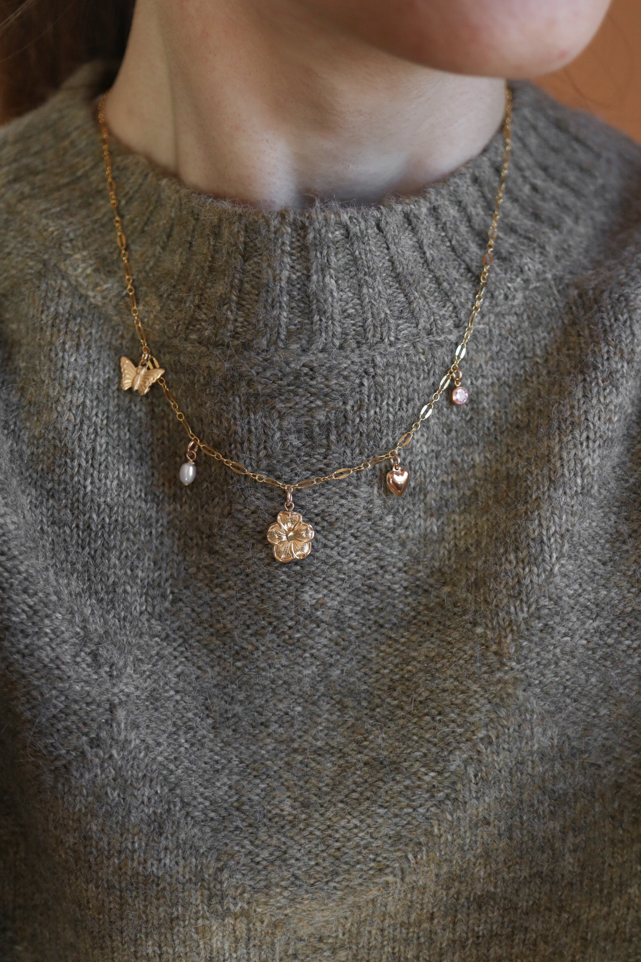 Love You More Charm Necklace