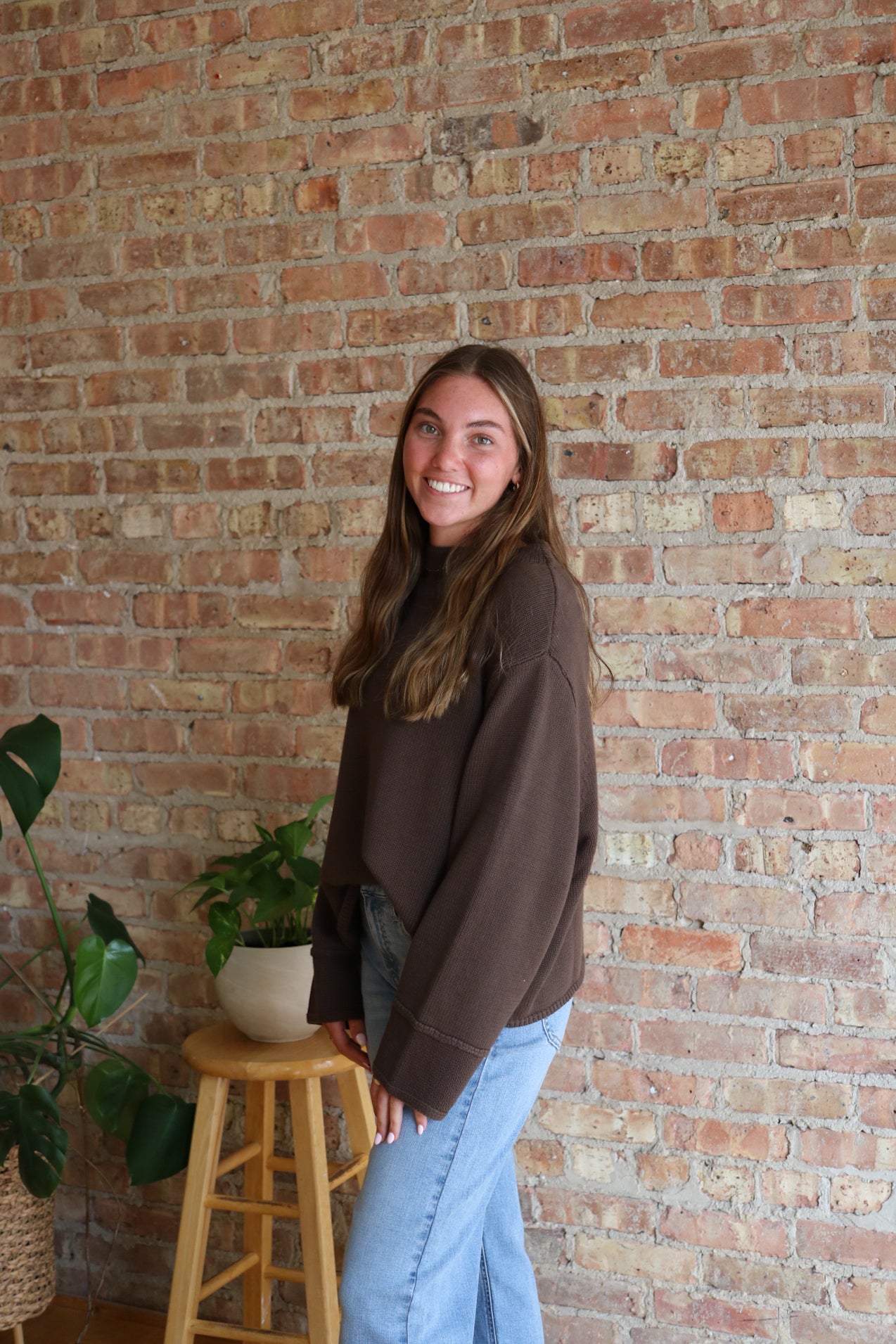 Harvest Sweater: Brown