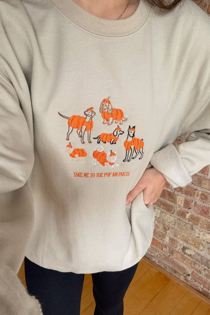Pup-kin Patch Sweatshirt