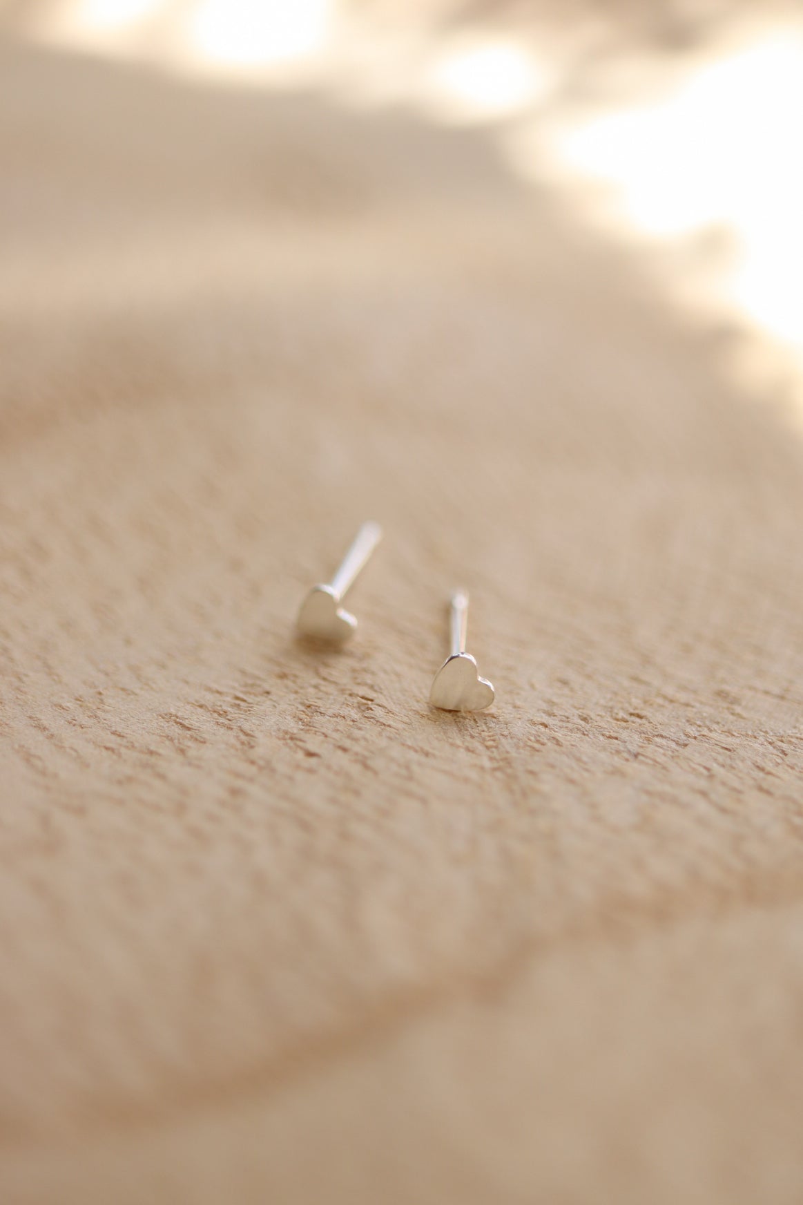 Tiny Heart Studs