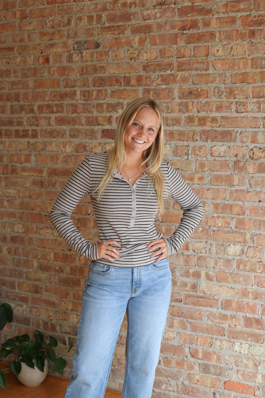 Stella Stripe Henley