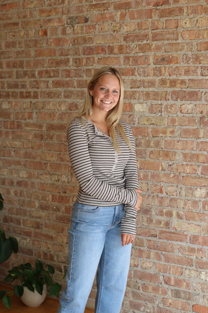 Stella Stripe Henley