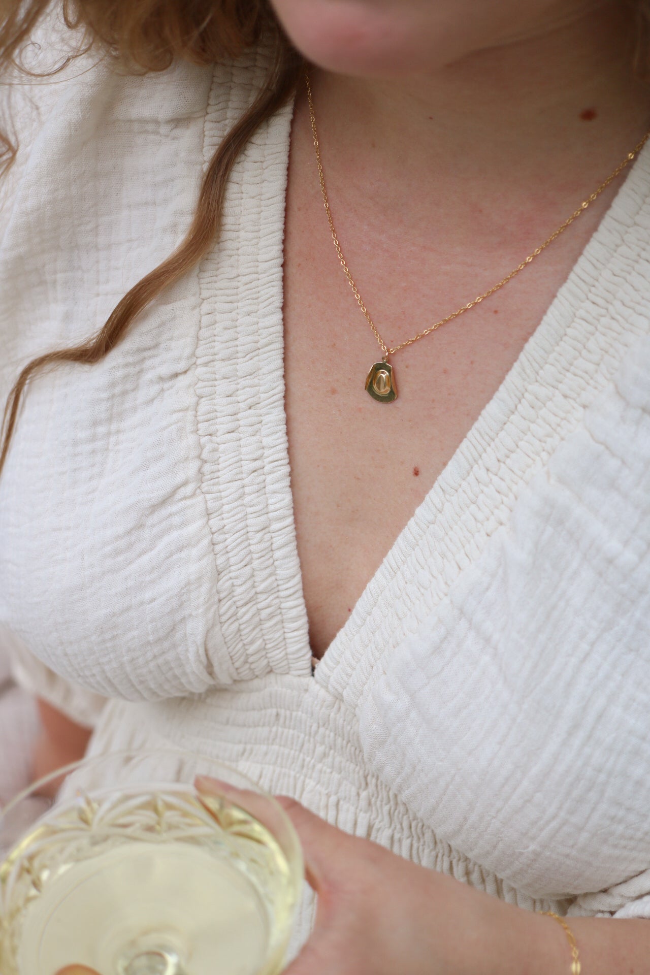 Cowboy Hat Necklace