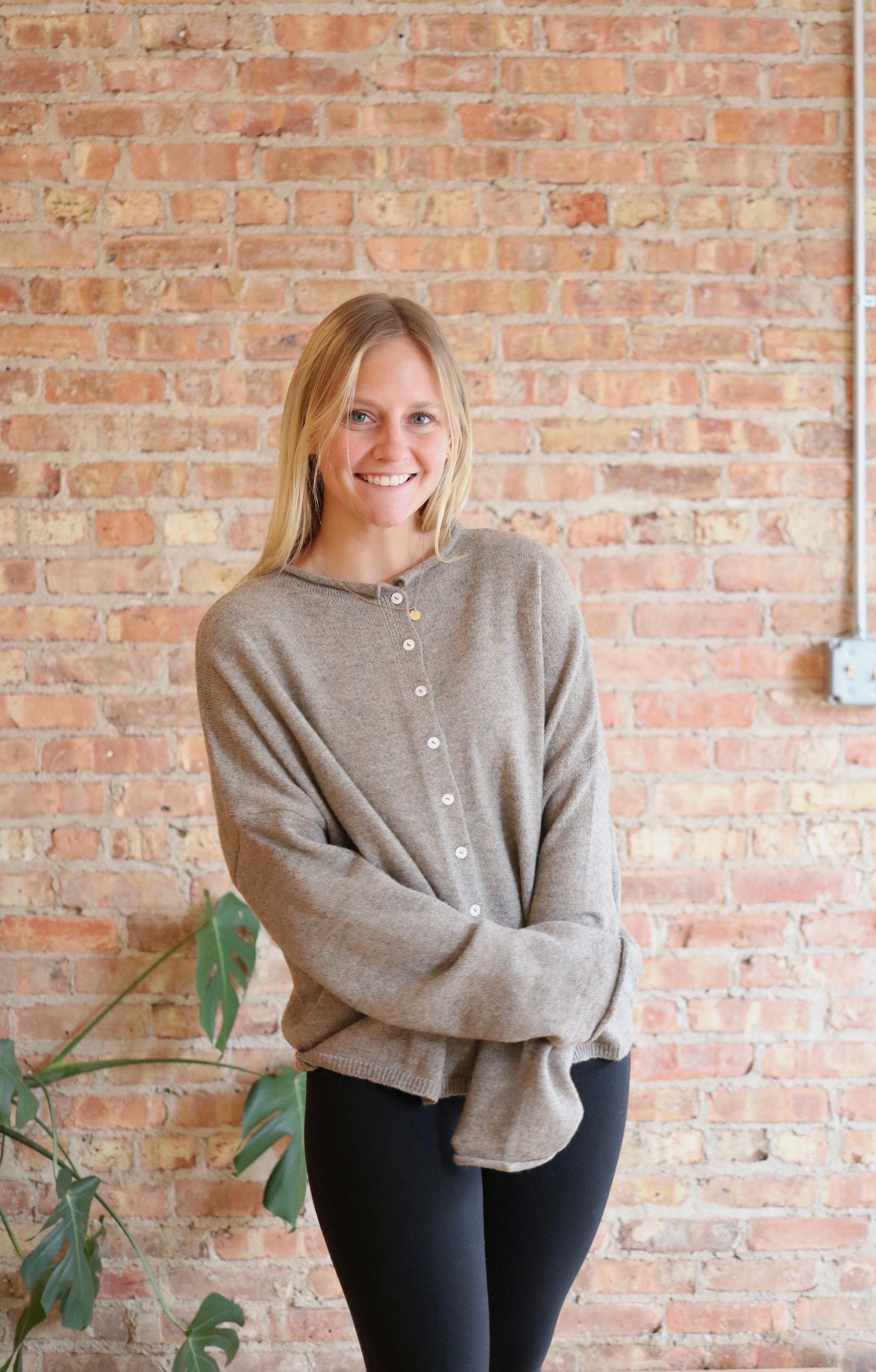 Piper Cardigan: Mocha