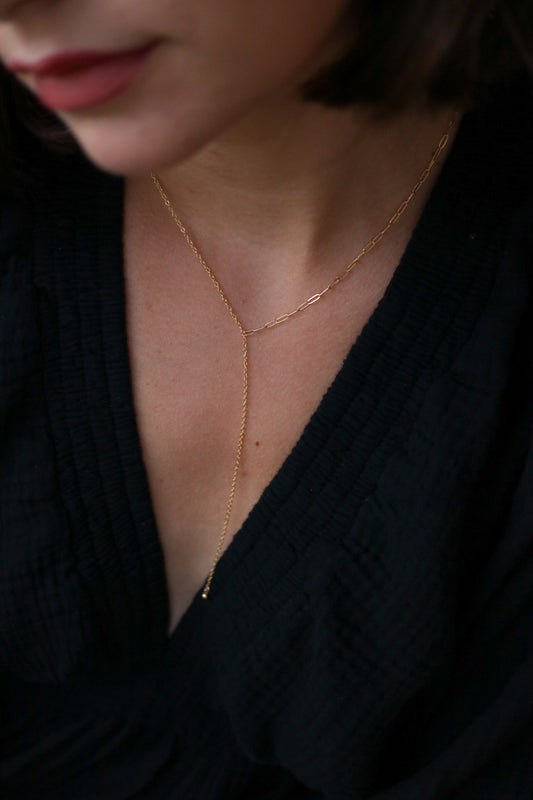 Threader Lariat Necklace