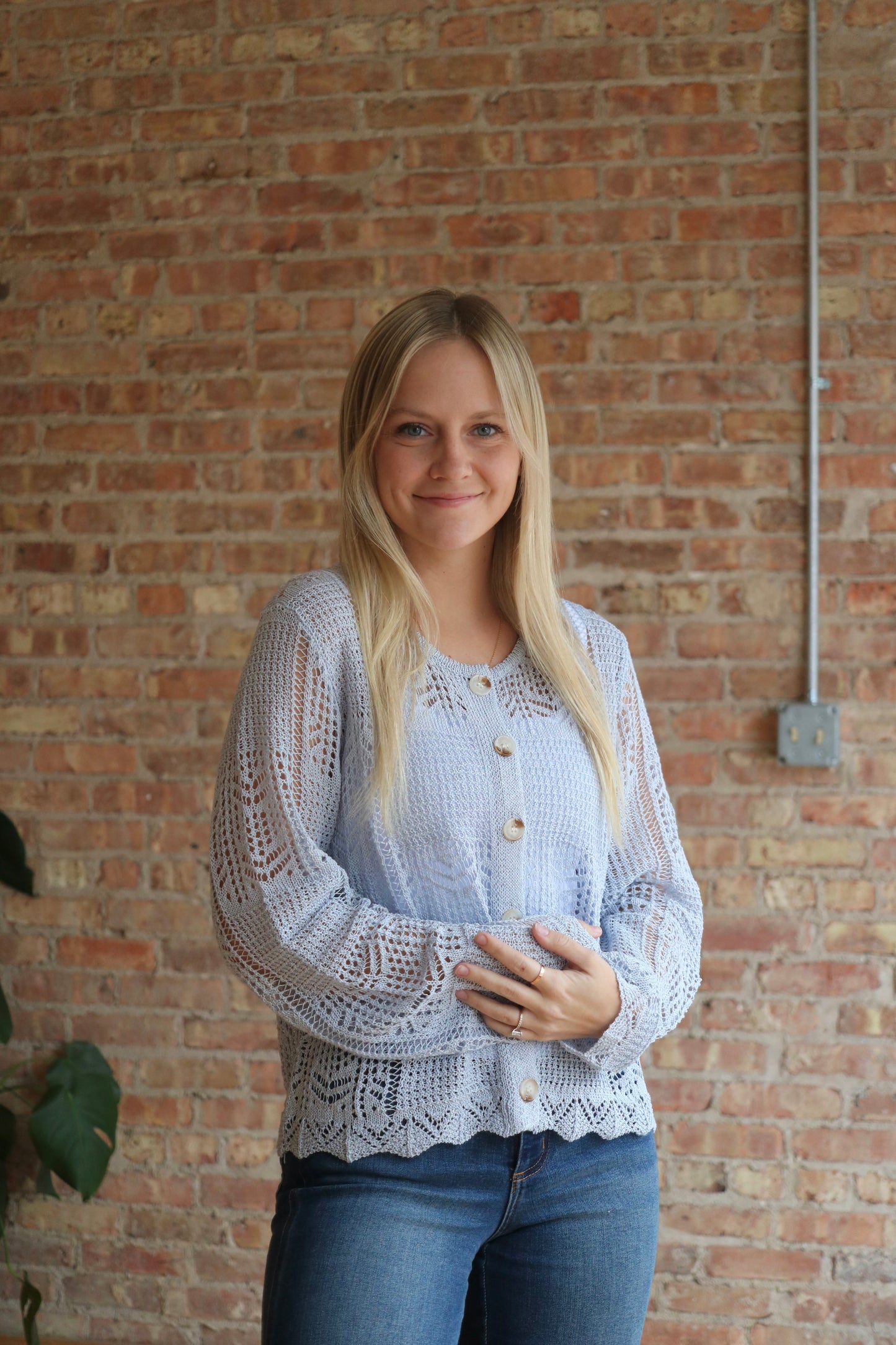 Steel Patch Cardigan