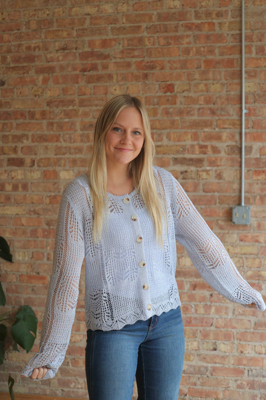 Steel Patch Cardigan