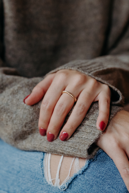 Thick Twisted Ring