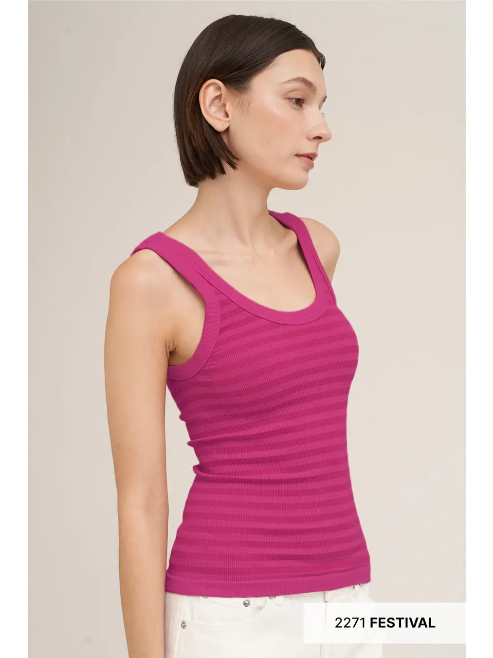Reversible Stripe Tank: Festival