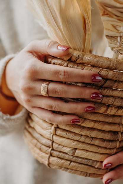 Chunky Floral Ring