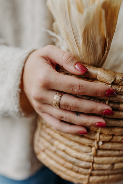 Chunky Floral Ring