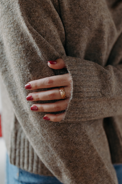 Chunky Floral Ring