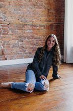 Load image into Gallery viewer, Gabby Shacket: Charcoal
