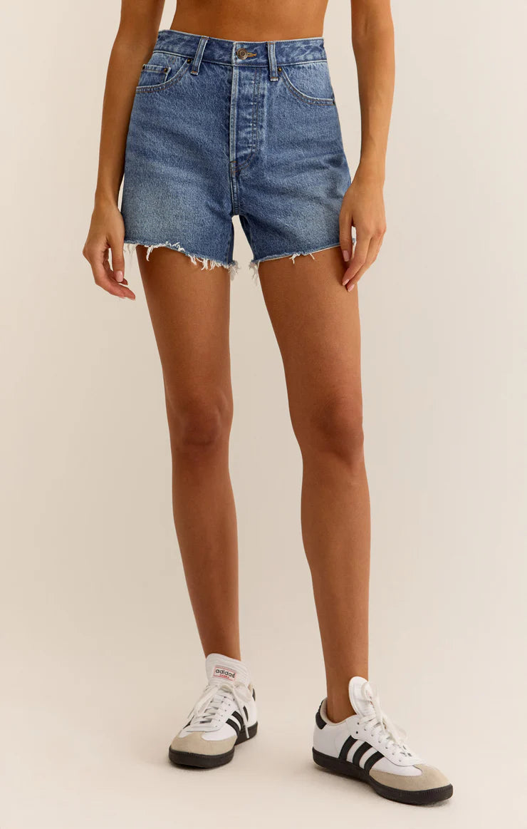 High-Rise Denim Short: Vintage Indigo