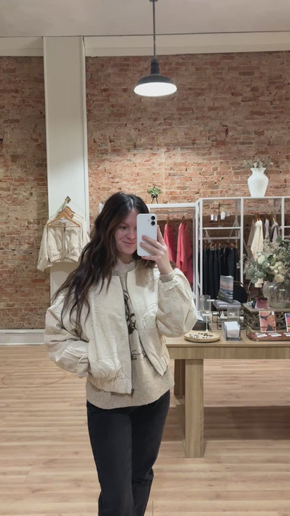 Floral Jacquard Jacket